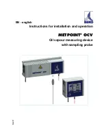 Beko METPOINT OCV Installation And Operation Manual preview