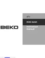 Beko MF 5 Instruction Manual предпросмотр