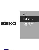 Beko MF 6 Instruction Manual предпросмотр