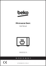 Предварительный просмотр 1 страницы Beko MGB 20212 B User Manual