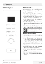 Предварительный просмотр 17 страницы Beko MGB 20212 B User Manual