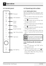 Предварительный просмотр 19 страницы Beko MGB 25332 BG User Manual