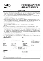 Preview for 406 page of Beko MGB 25333 WG User Manual