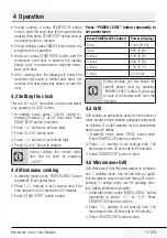 Preview for 15 page of Beko MGC 20130 BB User Manual