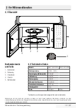 Preview for 101 page of Beko MGC 20130 BB User Manual