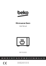 Beko MGF 20210 B User Manual предпросмотр