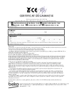 Предварительный просмотр 107 страницы Beko MGF 28310 X User Manual