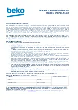 Предварительный просмотр 98 страницы Beko MGF20210B User Manual