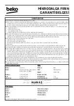 Предварительный просмотр 346 страницы Beko MGF20210B User Manual