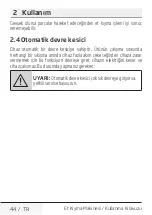 Предварительный просмотр 44 страницы Beko MMP7180W User Manual