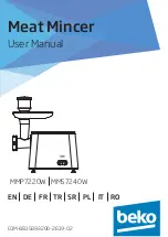 Preview for 1 page of Beko MMP7220W User Manual