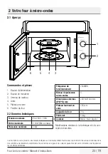 Предварительный просмотр 23 страницы Beko MOC 20100 BFB User Manual