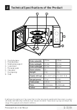 Preview for 11 page of Beko MOC 20100 User Manual