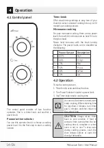 Предварительный просмотр 14 страницы Beko MOC 201002 W User Manual