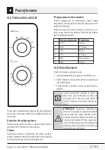 Предварительный просмотр 27 страницы Beko MOC 201002 W User Manual