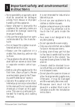 Preview for 5 page of Beko MOF 25310 X User Manual