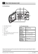 Preview for 11 page of Beko MOF 25310 X User Manual