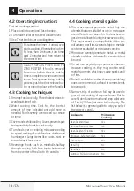 Preview for 14 page of Beko MOF 25310 X User Manual