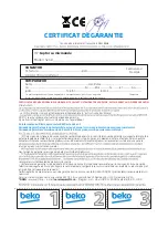 Предварительный просмотр 122 страницы Beko MQF 23210 X User Manual