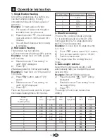 Предварительный просмотр 11 страницы Beko MWB 2000 EX Owner'S Instruction Manual