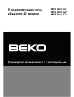 Предварительный просмотр 14 страницы Beko MWB 2000 EX Owner'S Instruction Manual