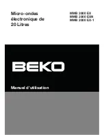 Предварительный просмотр 27 страницы Beko MWB 2000 EX Owner'S Instruction Manual