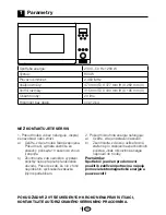 Предварительный просмотр 69 страницы Beko MWB 2000 EX Owner'S Instruction Manual