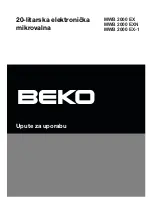 Предварительный просмотр 105 страницы Beko MWB 2000 EX Owner'S Instruction Manual