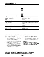 Предварительный просмотр 160 страницы Beko MWB 2000 EX Owner'S Instruction Manual