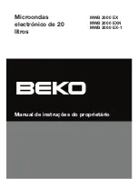 Предварительный просмотр 170 страницы Beko MWB 2000 EX Owner'S Instruction Manual