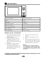 Preview for 4 page of Beko MWB 2510 EX Owner'S Instruction Manual