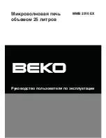 Preview for 14 page of Beko MWB 2510 EX Owner'S Instruction Manual