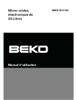 Preview for 27 page of Beko MWB 2510 EX Owner'S Instruction Manual