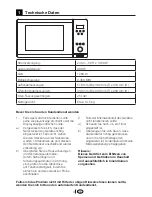 Preview for 43 page of Beko MWB 2510 EX Owner'S Instruction Manual