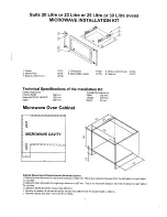 Beko MWB2511 Installation Manual preview