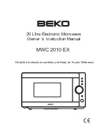 Beko MWC 2010 EX Manual preview