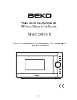 Preview for 20 page of Beko MWC 2010 EX Manual