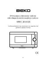 Preview for 29 page of Beko MWC 2010 EX Manual