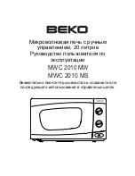 Preview for 9 page of Beko MWC 2010 MS Manual