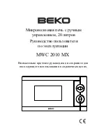 Preview for 9 page of Beko MWC 2010 MX Manual