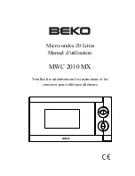 Preview for 17 page of Beko MWC 2010 MX Manual