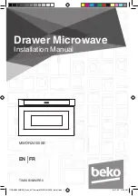 Предварительный просмотр 1 страницы Beko MWDR24100SS Installation Manual