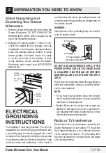 Предварительный просмотр 7 страницы Beko MWDR24100SS User Manual