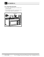 Preview for 22 page of Beko MWOTR 30100 BL Installation Manual