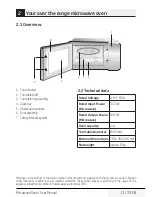 Предварительный просмотр 11 страницы Beko MWOTR 30100 BL User Manual