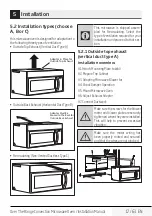 Preview for 17 page of Beko MWOTR30200CSS Installation Manual