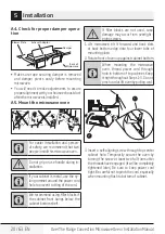 Preview for 20 page of Beko MWOTR30200CSS Installation Manual