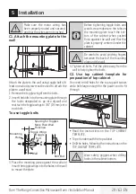 Preview for 29 page of Beko MWOTR30200CSS Installation Manual