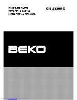 Предварительный просмотр 1 страницы Beko OIE 23300 X User Instructions