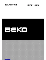 Предварительный просмотр 1 страницы Beko OIF 21100 W Manual